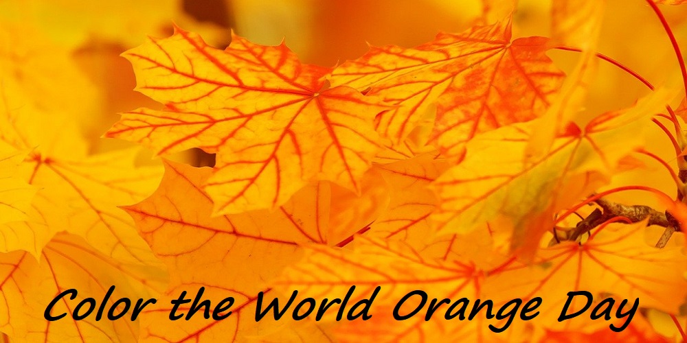 Color the World Orange Day in 2022/2023 When, Where, Why, How is